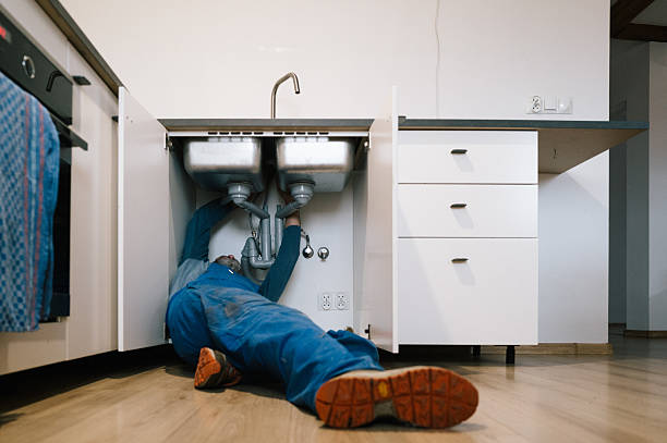 Professional Drain Cleaning technician working in Newport Coast, CA